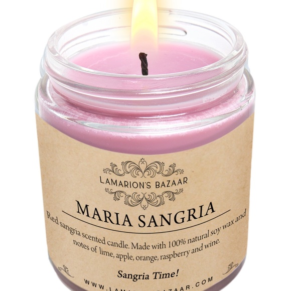 RITA MARGARITA + MARIA SANGRIA-Set of 2 -Lime Margarita & Red Sangria Candle kit - Picture 2 of 7